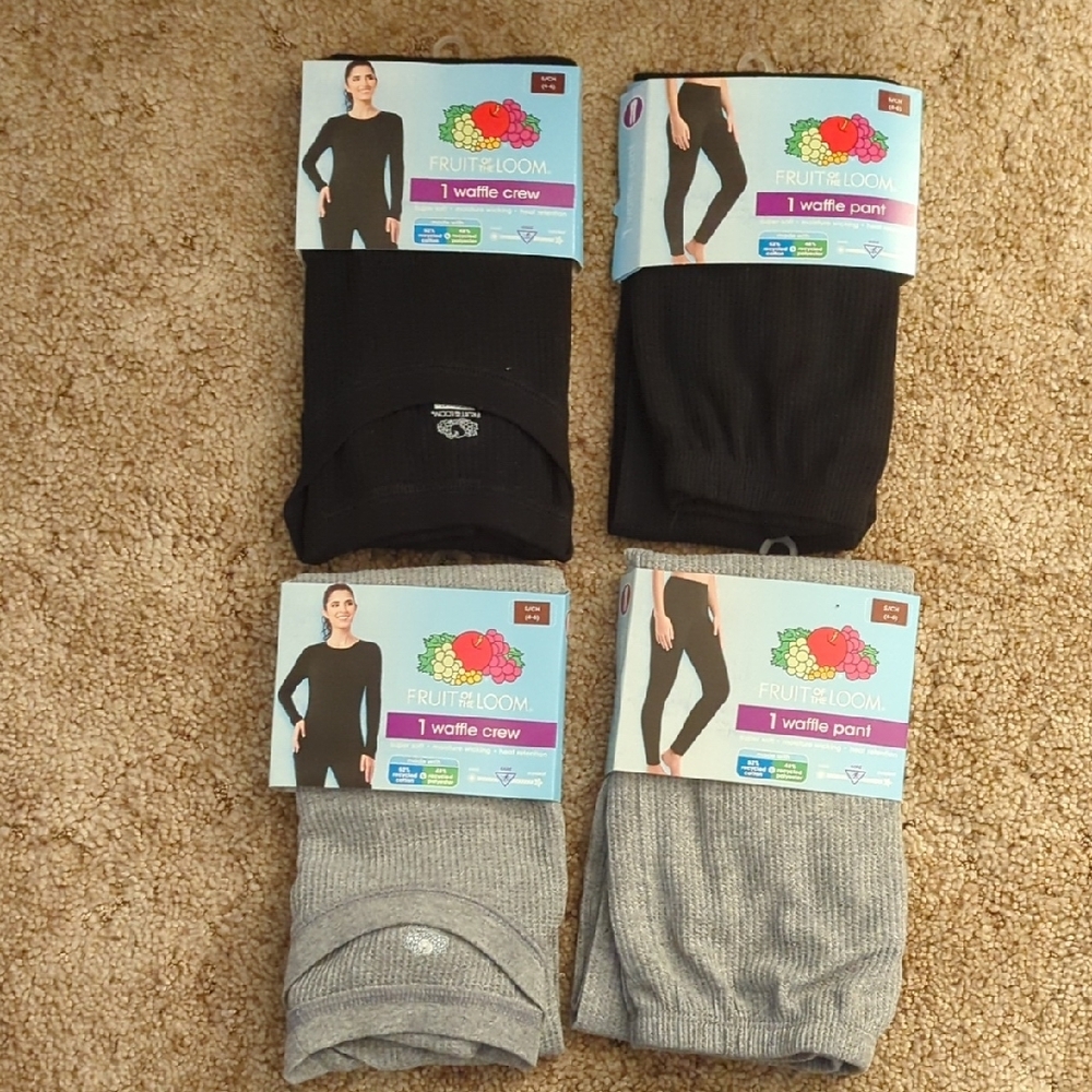 Fruit of the Loom Black and Gray Undershirts Soft and Versatile